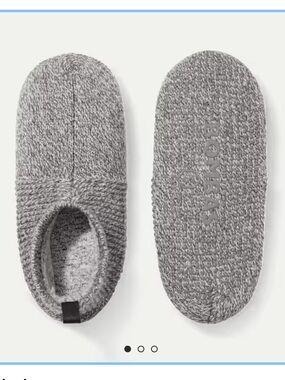 Bombas Women’s Gray Gripper Slippers, Pair, EUC, Size Small, MSRP $50